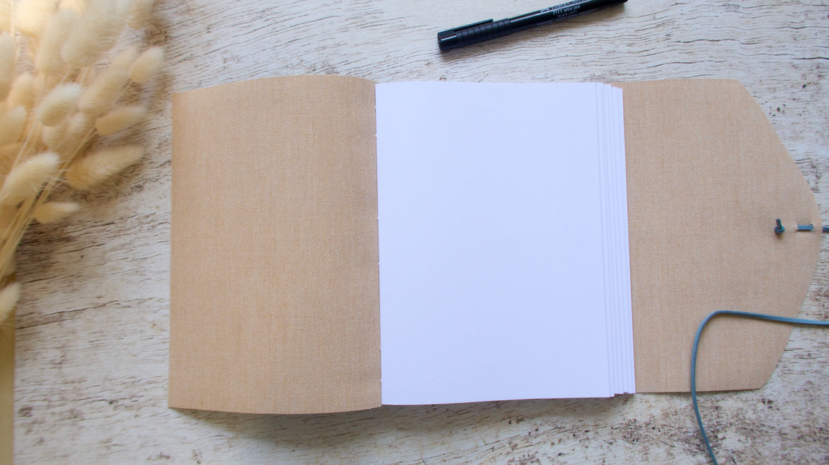 Carnet en liège A5 à motifs au choix, journal d'écriture fait main