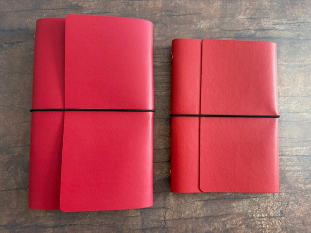 Protège-carnet rechargeable personnalisable en matière végétale, format, couleur et finitions au choix
