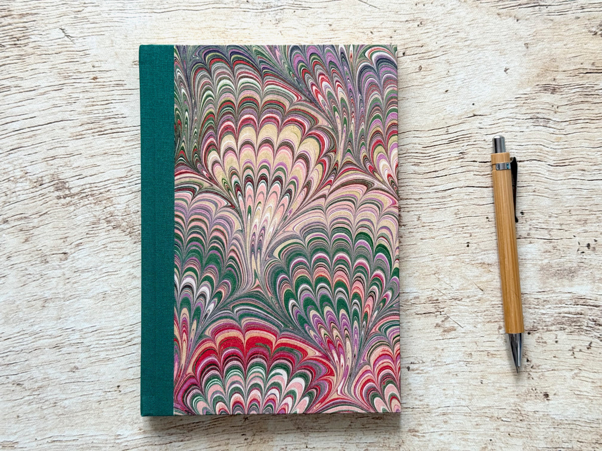 Carnet de notes format A5 fait main, couverture au choix