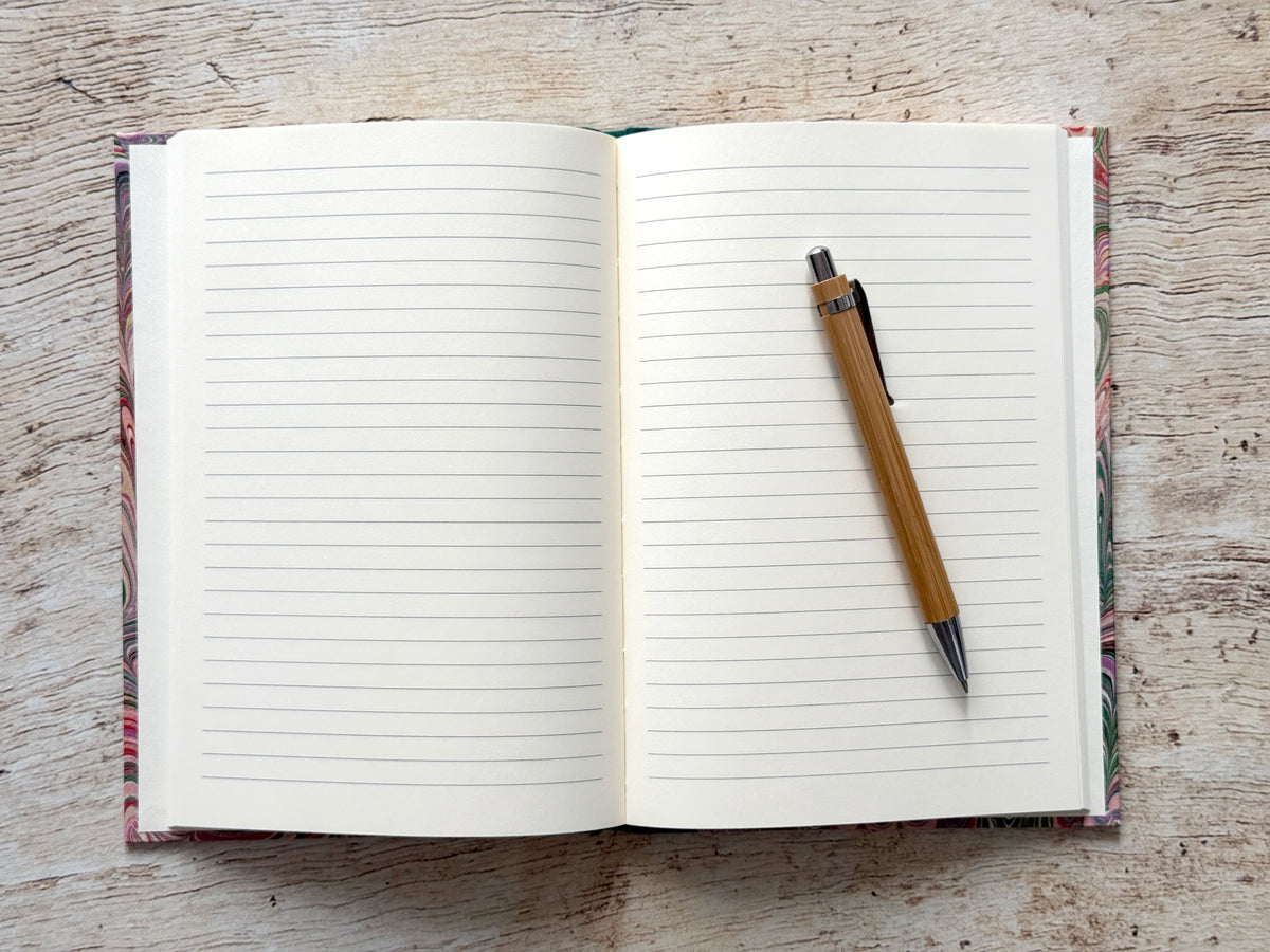 Carnet de notes format A5 fait main, couverture au choix