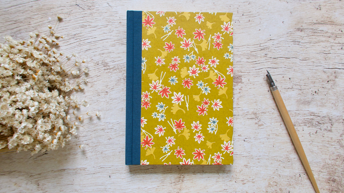 Carnet de notes format A5 fait main, couverture au choix
