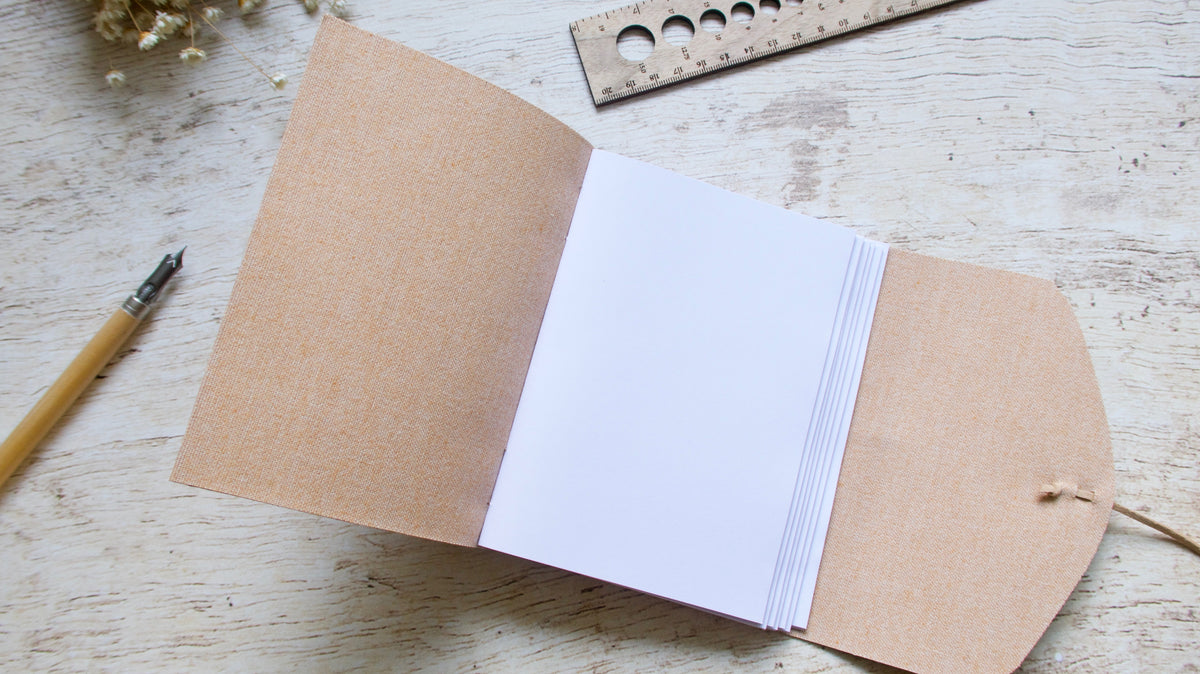 Carnet d'écriture format B6 – couverture en liège à motifs au choix